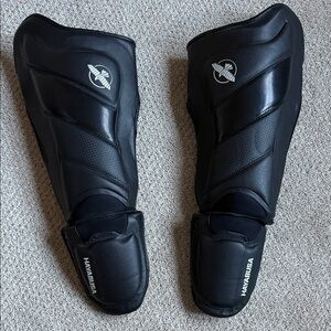 Hayabusa Black Shin Guards